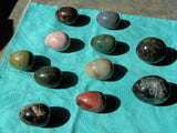 Solid stone Eggs good for Easter - Large