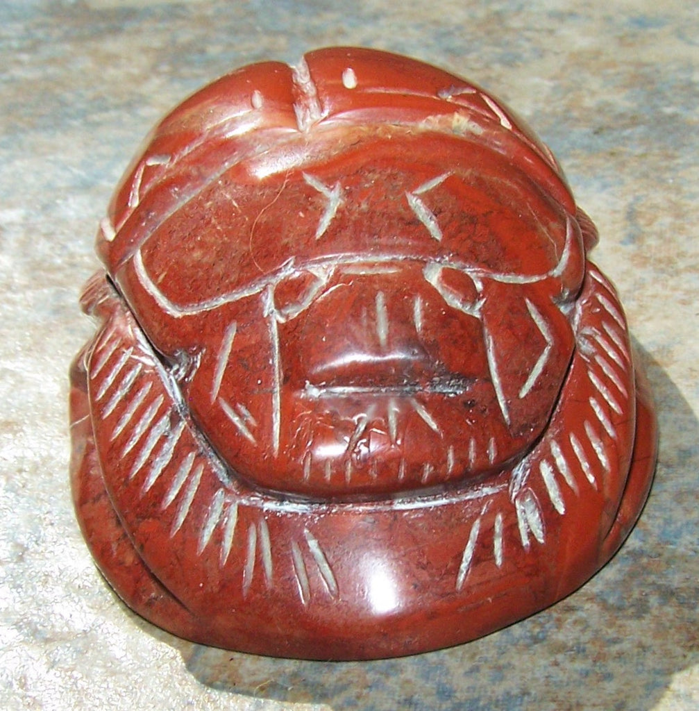 scarab carving