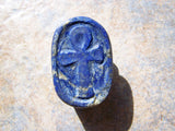 Medium Lapis Scarab from Luxor, Egypt.