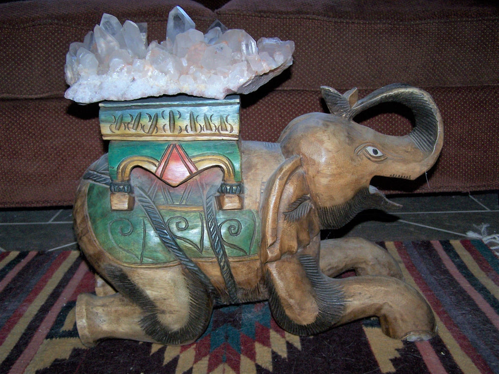 hand carved elephant