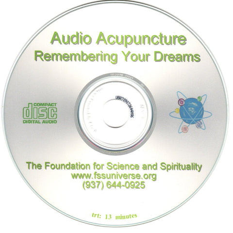 remembering your dreams energy audio CD