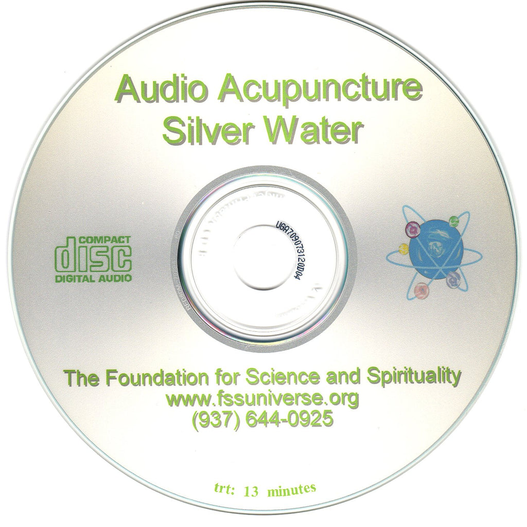 silver water energy audio CD
