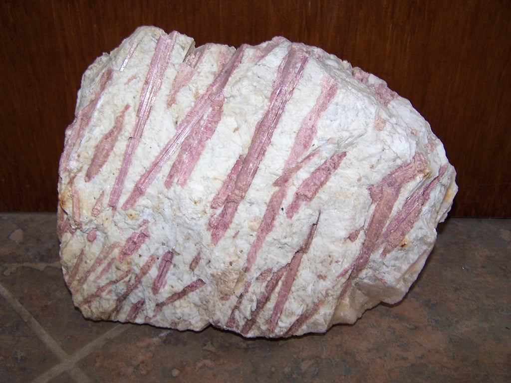 pink tourmaline quartz crystal