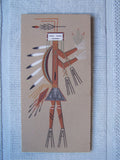 Rainbow Spirit People Sand Paintings - Pair to be sold together
